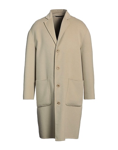 CALVIN KLEIN Coat Beige 70% Wool, 30% Polyester