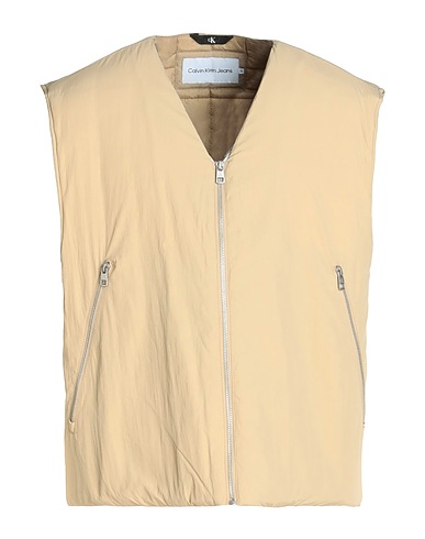 CALVIN KLEIN JEANS Jacket Sand 100% Recycled nylon