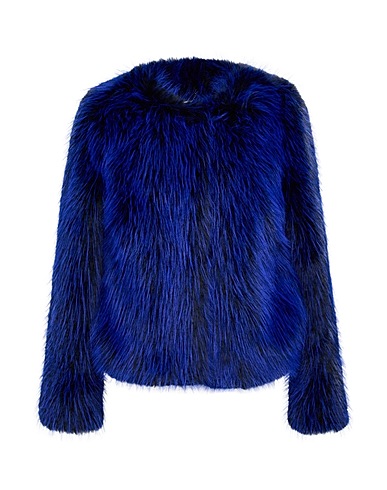 GUESS Teddy Coat Blu china 100% Poliestere