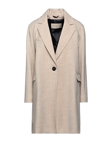 CIRCOLO 1901 Cappotto Beige 95% Cotone, 5% Elastan