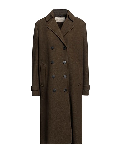 CIRCOLO 1901 Coat Military green 100% Virgin Wool