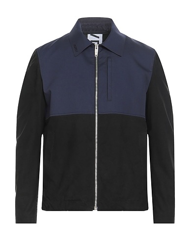 DRM DESIGN RESEARCH MANUFACTURE Giubbotto Blu navy 60% Poliestere, 36% Cotone, 4% Poliuretano, Pelle di agnello
