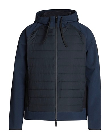 WOOLRICH Jacket Midnight blue 94% Polyester, 6% Elastane, Polyamide