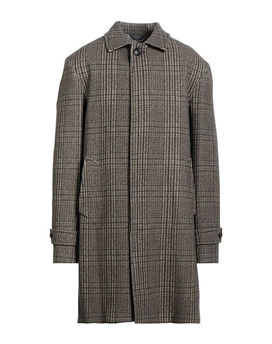CIRCOLO 1901 Coat Dark brown 95% Cotton, 5% Elastane