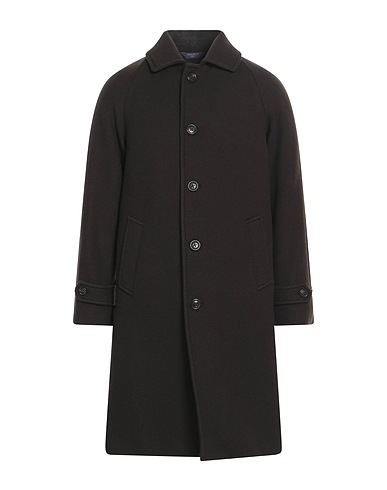 CIRCOLO 1901 Coat Dark green 98% Virgin Wool, 2% Polyamide