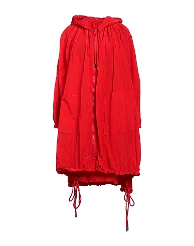 DONDUP Full-length jacket Red 100% Polyamide