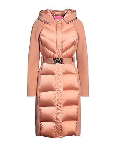 VDP VIA DELLE PERLE Shell jacket CLUB Apricot 92% Polyamide, 8% Elastane, Virgin Wool