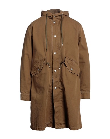GRIFONI Coat Khaki 100% Cotton