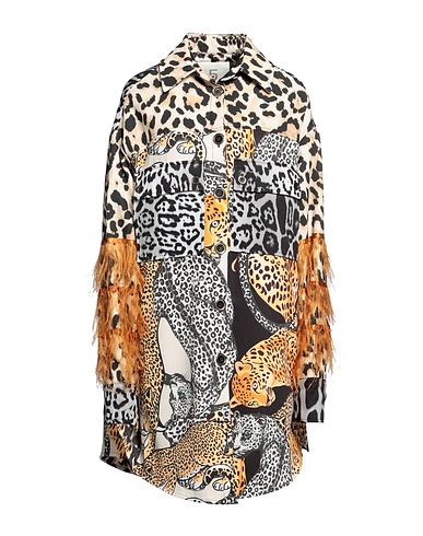 5 PROGRESS Full-length jacket Sand 88% Polyester, 12% Elastane