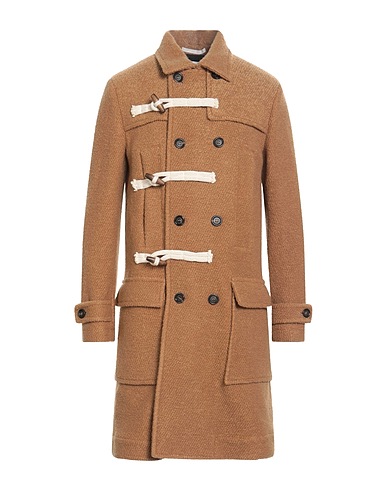 PAOLO PECORA Coat Camel 70% Wool, 30% Polyamide