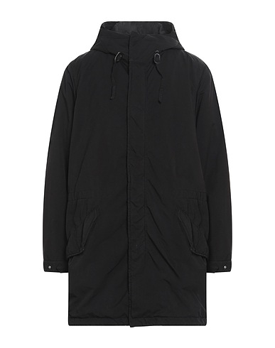 ASPESI Full-length jacket Black 65% Polyester, 35% Polyamide