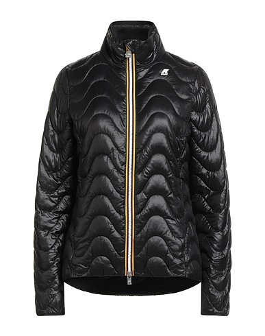 K-WAY Shell  jacket Black 52% Polyamide, 48% Recycled polyamide