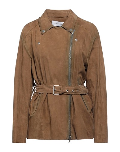BULLY Biker jacket Khaki Leather