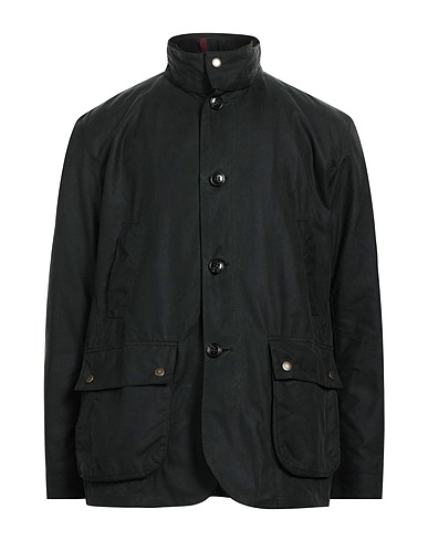 BARBOUR Jacket Dark green 100% Cotton, Polyamide