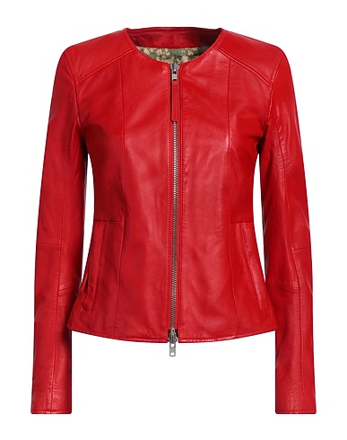 BULLY Jacket Red 100% Lambskin