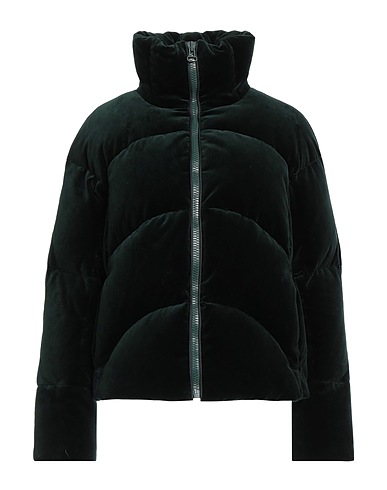 GEOSPIRIT Piumino Verde scuro 100% Cotone, Poliammide