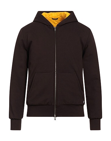 DANIELE ALESSANDRINI HOMME Jacket Dark brown 65% Viscose, 30% Polyamide, 5% Elastane