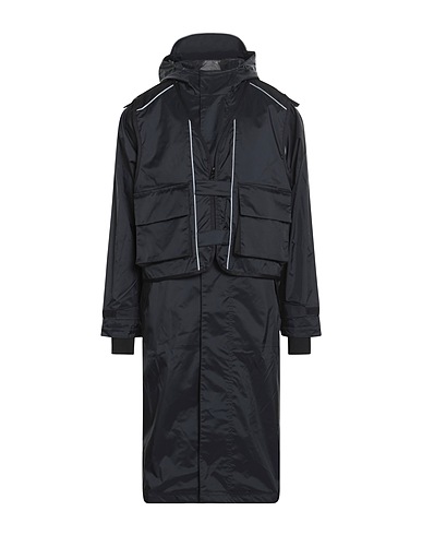 KENZO Full-length jacket Black 100% Nylon, Polyester, Elastane