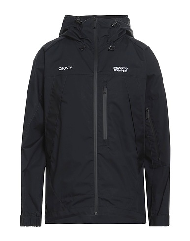 MARCELO BURLON Jacket Black 81% Cotton, 19% Polyurethane