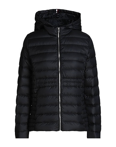 TOMMY HILFIGER パファージャケット ブラック ポリエステル 100%