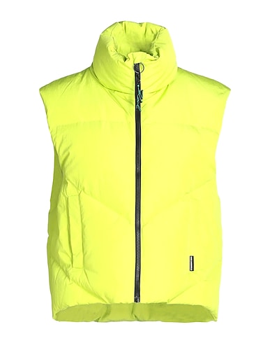 KARL LAGERFELD Vest DOWN PADDED VEST Lime green 100% Recycled nylon