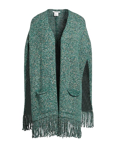 KANGRA Cloak Emerald green 36% Cotton, 25% Alpaca wool, 24% Polyamide, 15% Polyester