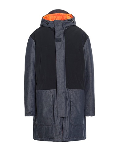 ARMANI EXCHANGE Coat Slate blue 100% Cotton
