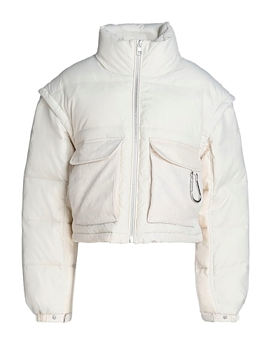 CALVIN KLEIN JEANS Shell jacket Ivory 100% Polyamide