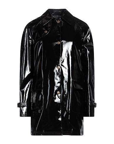 SEALUP Shell jacket Black 66% Cotton, 34% Polyurethane