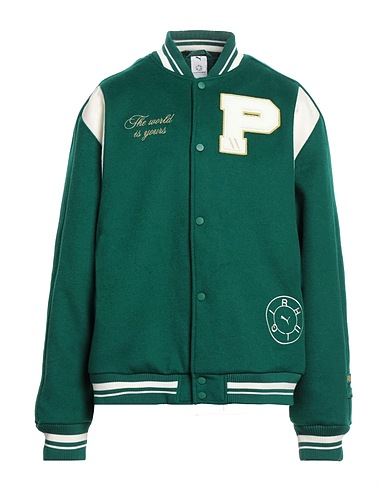 PUMA Jacket Green 55% Polyester, 45% Wool, Nylon, Elastane