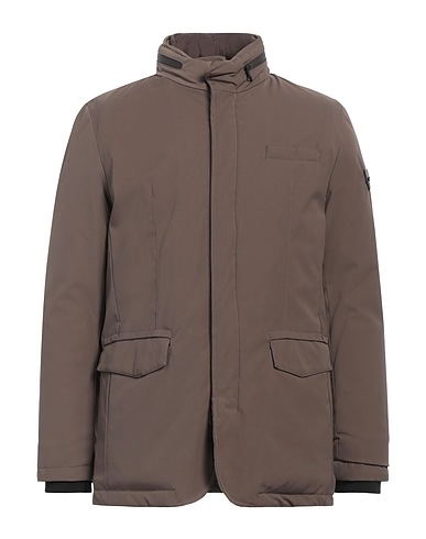 BALDININI Shell jacket Khaki 100% Polyester
