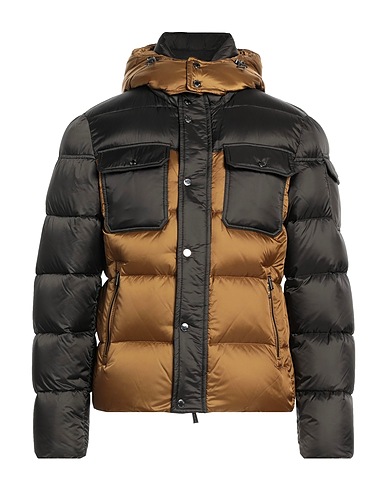 MOORER Shell jacket Camel 100% Polyamide
