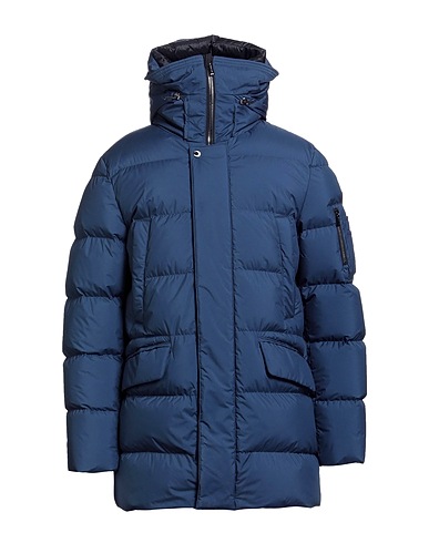 MOORER Shell jacket Navy blue 100% Polyester