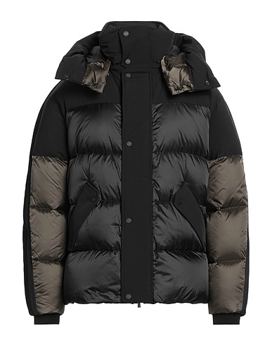 MOORER Shell jacket Black 88% Polyamide, 12% Polyurethane