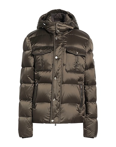 MOORER Shell jacket Military green 100% Polyamide