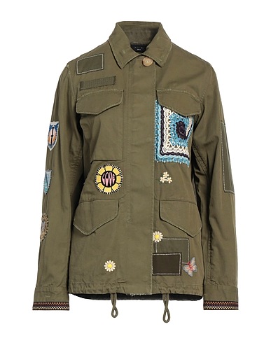 AMIRI Giubbotto Verde militare 100% Cotone
