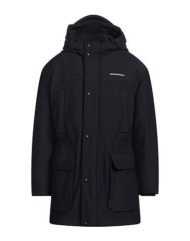 EMPORIO ARMANI パファージャケット ミッドナイトブルー ナイロン 78% / ポリウレタン 22%