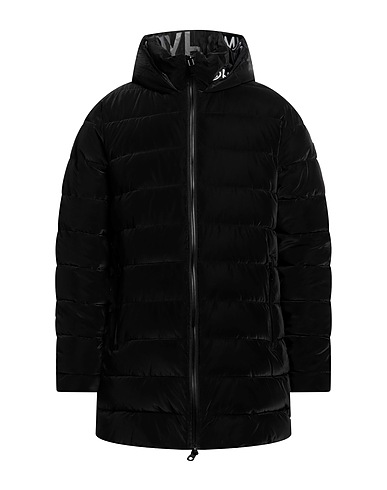 IN MY HOOD Piumino Nero 100% Poliestere