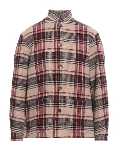 DOPPIAA Full-length jacket Beige 70% Wool, 20% Polyester, 10% Polyamide