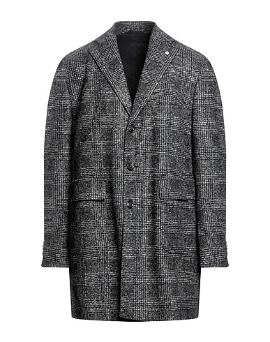 L.B.M. 1911 Coat Grey 45% Polyester, 40% Acrylic, 15% Wool