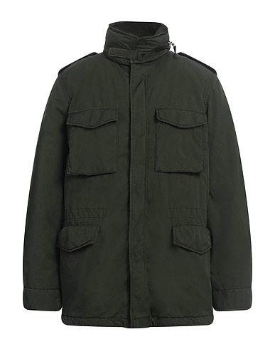ASPESI Jacke Dunkelgrün 65% Polyester, 35% Polyamid
