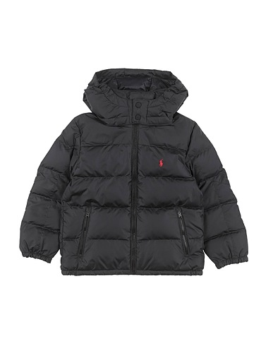 POLO RALPH LAUREN Shell  jacket Water-Repellent Down Jacket
 Black 100% Polyester