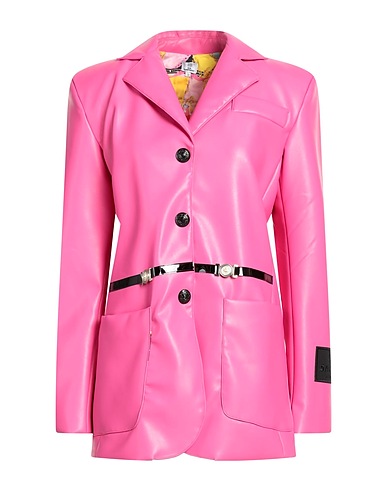 GIL SANTUCCI Full-length jacket Pink 60% Polyurethane, 40% Polyester