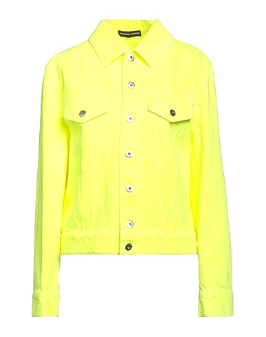 KWAIDAN EDITIONS Denim jacket Yellow 100% Cotton