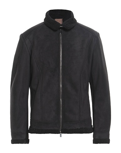 GIOCASTA Teddy Coat Black 100% Polyester