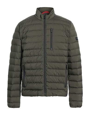 FAY Rain coat Dark green 100% Polyester