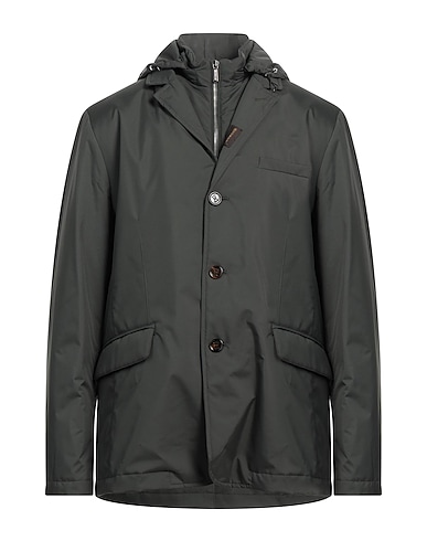 MOORER Full-length jacket Dark green 100% Polyester