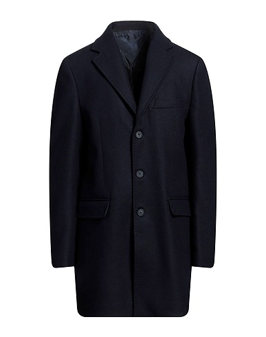 OFFICINA BORGHESE Cappotto Blu notte 50% Lana, 30% Poliestere, 10% Acrilico, 5% Poliammide, 5% Altre Fibre