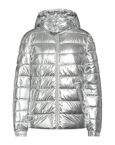 GUESS Rain coat Silver 100% Polyamide