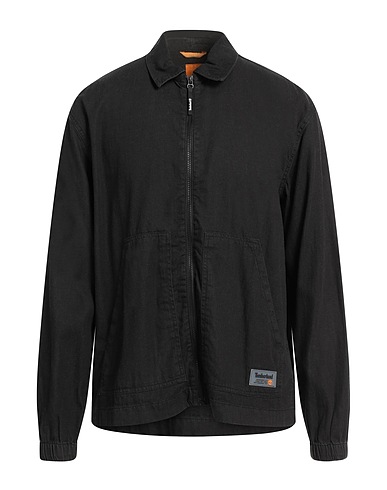 TIMBERLAND Full-length jacket Black 100% Cotton
